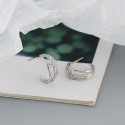 Metallic Four Point Star Stud Earrings - MLYH154
