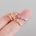 Elegant Long Nail Dangle Earrings - MLYH155