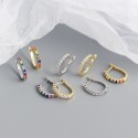 Minimalist U-shaped Hoop Earrings - MLYH158