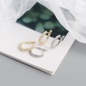 Minimalist U-shaped Hoop Earrings - MLYH158