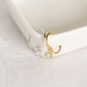 Casual Round Gemstone Dangle Earrings - MLYH162