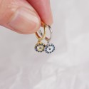 Round Evil Eye Dangle Earrings - MLYH175