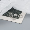 Sparkling Snowflake Dangle Earrings - MLYH176