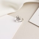 Vintage Overlapping Stars Open Ring - MLYH179