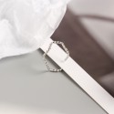 Minimalist Twisted Wave Open Ring - MLYH182