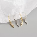 Fashion Pave Lightning Dangle Earrings - MLYH184