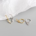 Fashion Pave Lightning Dangle Earrings - MLYH184