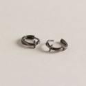 Minimalist Cross Hoop Earrings - MLYH188