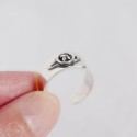 Metallic Button Open Ring - MLYH191