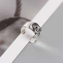 Metallic Button Open Ring - MLYH191