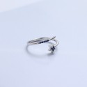 Sparkling Shooting Star Open Ring - MLYH193