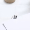 Engraved Tearful Heart Open Ring - MLYH197
