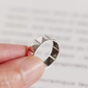 Metallic Punk Rivets Open Ring - MLYH198