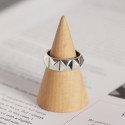 Metallic Punk Rivets Open Ring - MLYH198