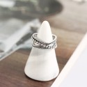 Vintage Beaded Cross Open Ring - MLYH200