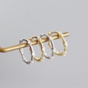 Exaggerated Beaded Hoop Earrings - MLYH201