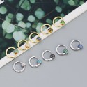 Minimalist Pave Charms Hoop Earrings - MLYH202