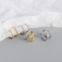Double Layer Circles Hoop Earrings - MLYH203