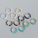 Minimalist Enamel Hoop Earrings - MLYH209