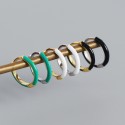 Minimalist Enamel Hoop Earrings - MLYH209