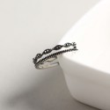 Vintage Dot Wave Open Ring - MLYH213