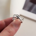 Irregular Lines Wrapped Open Ring - MLYH214