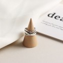 Irregular Lines Wrapped Open Ring - MLYH214