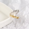 Elegant Knotted Open Ring - MLYH219
