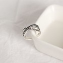 Vintage Triple Cross Open Ring - MLYH220