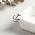Exaggerated Lines Open Ring - MLYH221