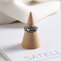 Vintage Wrapped Beads Open Ring - MLYH222
