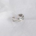 Multi-Layered Crosshatch Open Ring - MLYH228
