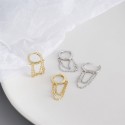 Tassel Chain with Gem Hoop Earrings - MLYH234