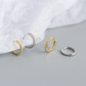 Casual Beaded Hoop Earrings - MLYH237