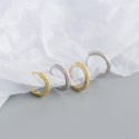 Casual Beaded Hoop Earrings - MLYH237