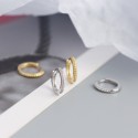 Casual Beaded Hoop Earrings - MLYH237