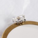 Lines with Rotatable Charms Open Ring - MLYH241