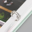 Lines with Rotatable Charms Open Ring - MLYH241