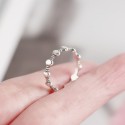 Vintage Oval Beaded Open Ring - MLYH244