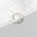 Vintage Oval Beaded Open Ring - MLYH244