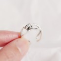 Vintage Line Knot Open Ring - MLYH245