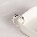 Vintage Line Knot Open Ring - MLYH245