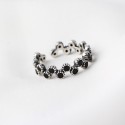 Vintage Wavy Beads Open Ring - MLYH246