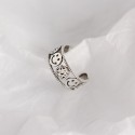 Vintage Emoji and Stars Open Ring - MLYH247