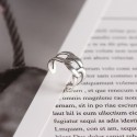 Thick Chain Braid Texture Open Ring - MLYH255