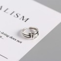 Multi-line Knotted Open Ring - MLYH256