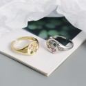 Multicolored Stars Open Ring - MLYH257
