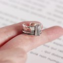 Vintage Wide Knotted Open Ring - MLYH262