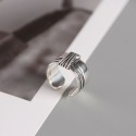 Vintage Wide Knotted Open Ring - MLYH262