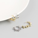 Punk Style Rivet Hoop Earrings - MLYH270